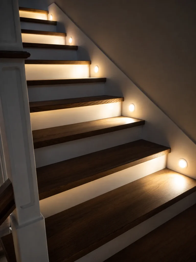 Про нас LED підсвітка сходів у приватному будинку в Одесі