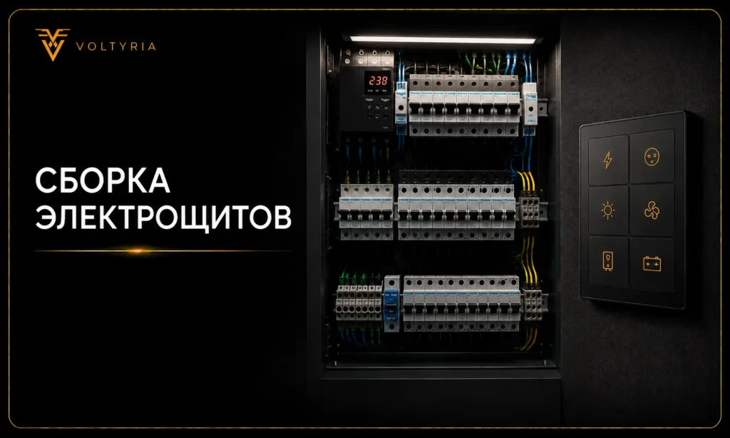 Сборка электрощитов Voltyria для современных инженерных систем